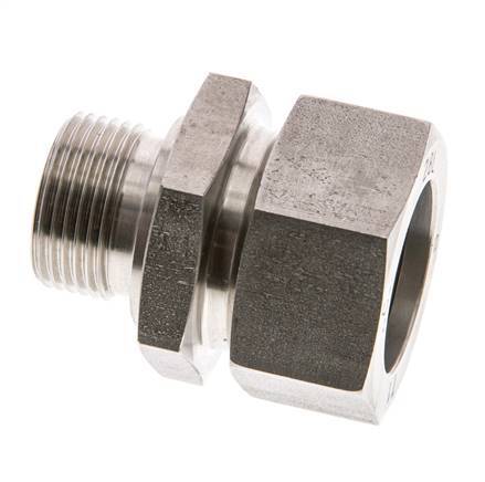 G 3/4'' Male x 28L Stainless steel Straight Cutting Ring 160 Bar DIN 2353