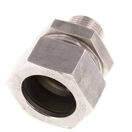 G 3/4'' Male x 35L Stainless steel Straight Cutting Ring 160 Bar DIN 2353