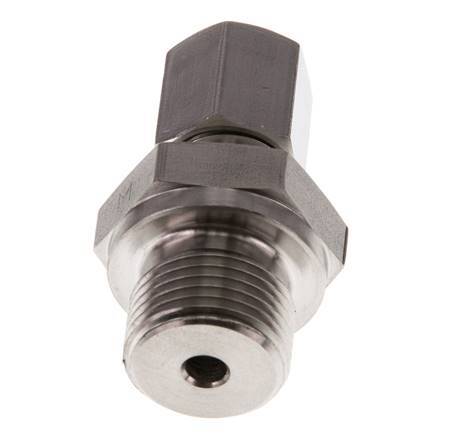 G 3/8'' Male x 6L Stainless steel Straight Cutting Ring 315 Bar DIN 2353