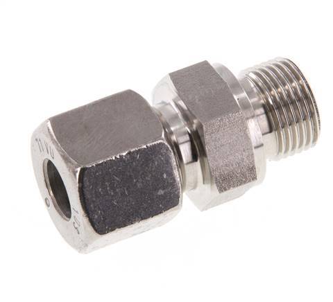 G 3/8'' Male x 10S Stainless steel Straight Cutting Ring 630 Bar DIN 2353