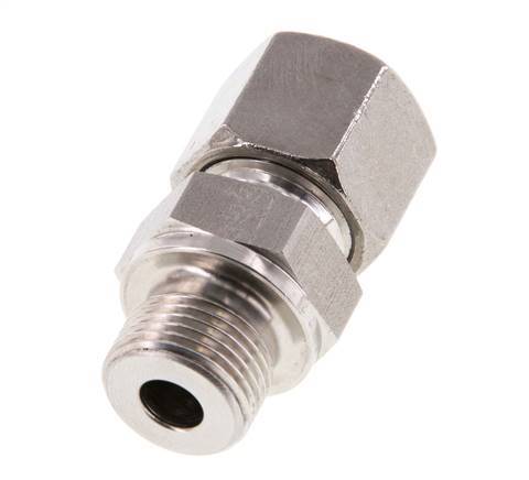 G 3/8'' Male x 10S Stainless steel Straight Cutting Ring 630 Bar DIN 2353