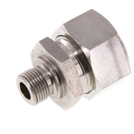 G 3/8'' Male x 22L Stainless steel Straight Cutting Ring 160 Bar DIN 2353