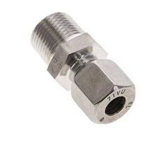 3/8'' NPT Male x 8L Stainless steel Straight Cutting Ring 315 Bar DIN 2353