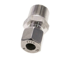3/8'' NPT Male x 8L Stainless steel Straight Cutting Ring 315 Bar DIN 2353