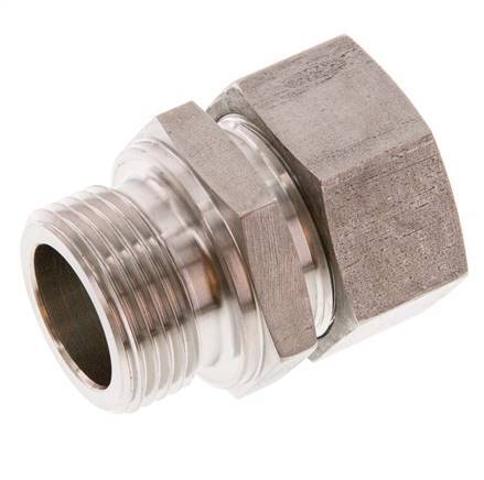 G 1'' Male x 28L Stainless steel Straight Cutting Ring 160 Bar DIN 2353