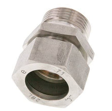 G 1'' Male x 28L Stainless steel Straight Cutting Ring 160 Bar DIN 2353