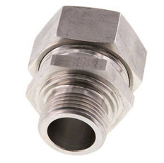 G 1'' Male x 35L Stainless steel Straight Cutting Ring 160 Bar DIN 2353