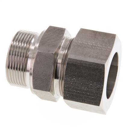 G 1 1/2'' Male x 38S Stainless steel Straight Cutting Ring 315 Bar DIN 2353
