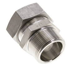 1 1/2'' NPT Male x 42L Stainless steel Straight Cutting Ring 160 Bar DIN 2353