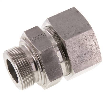 G 1 1/4'' Male x 38S Stainless steel Straight Cutting Ring 315 Bar DIN 2353