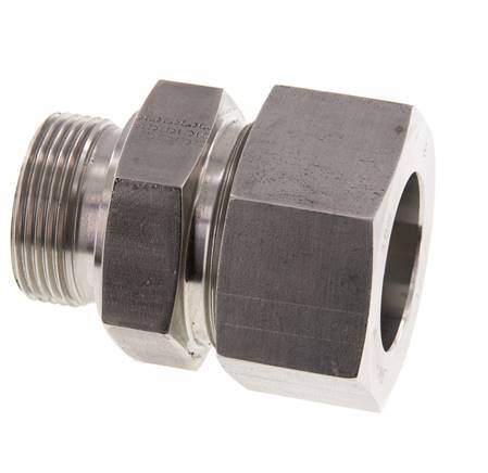 G 1 1/4'' Male x 38S Stainless steel Straight Cutting Ring 315 Bar DIN 2353