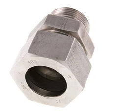G 1 1/4'' Male x 38S Stainless steel Straight Cutting Ring 315 Bar DIN 2353