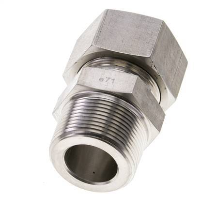 1 1/4'' NPT Male x 30S Stainless steel Straight Cutting Ring 400 Bar DIN 2353