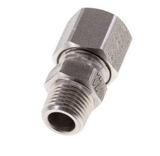 M10x1 Male x 8LL Stainless steel Straight Cutting Ring 100 Bar DIN 2353