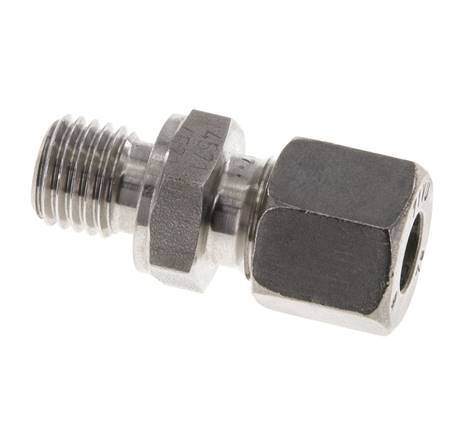 M12x1.5 Male x 8L Stainless steel Straight Cutting Ring 315 Bar DIN 2353