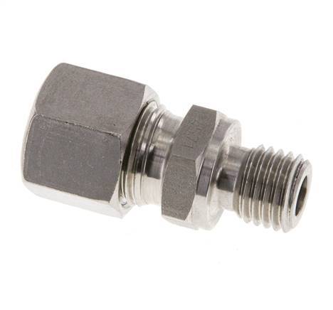 M12x1.5 Male x 10L Stainless steel Straight Cutting Ring 315 Bar DIN 2353