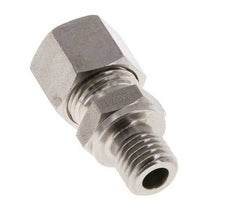 M12x1.5 Male x 10L Stainless steel Straight Cutting Ring 315 Bar DIN 2353