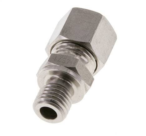 M12x1.5 Male x 10L Stainless steel Straight Cutting Ring 315 Bar DIN 2353