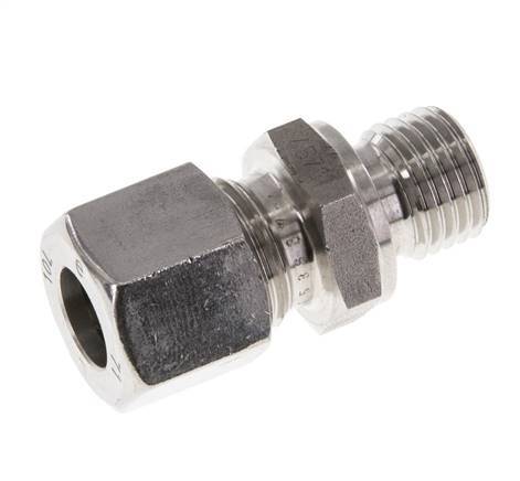 M14x1.5 Male x 10L Stainless steel Straight Cutting Ring 315 Bar DIN 2353