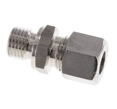 M14x1.5 Male x 10L Stainless steel Straight Cutting Ring 315 Bar DIN 2353