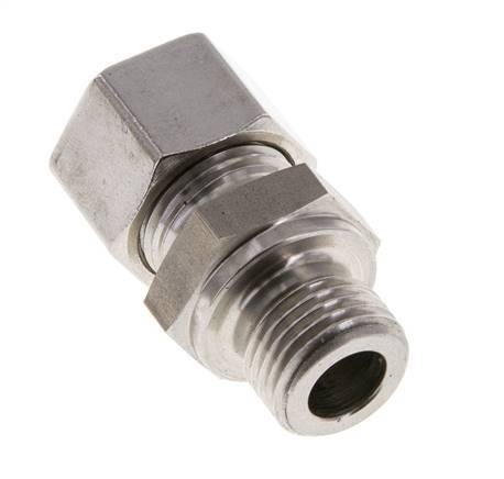 M16x1.5 Male x 12L Stainless steel Straight Cutting Ring 315 Bar DIN 2353