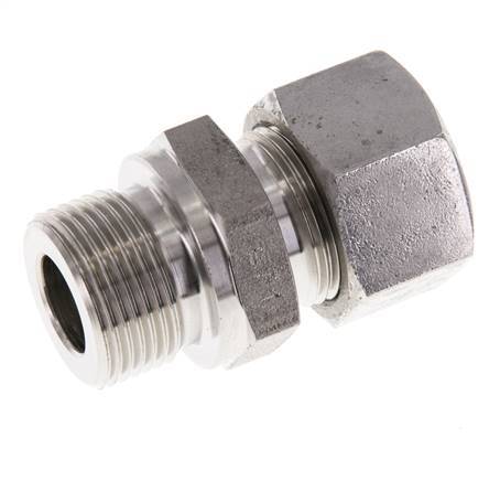 M22x1.5 Male x 15L Stainless steel Straight Cutting Ring 315 Bar DIN 2353