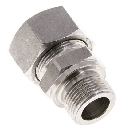 M22x1.5 Male x 18L Stainless steel Straight Cutting Ring 315 Bar DIN 2353