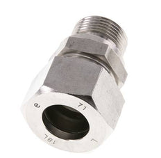 M22x1.5 Male x 18L Stainless steel Straight Cutting Ring 315 Bar DIN 2353