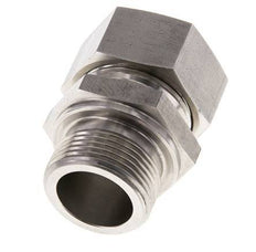 M33x2 Male x 28L Stainless steel Straight Cutting Ring 160 Bar DIN 2353