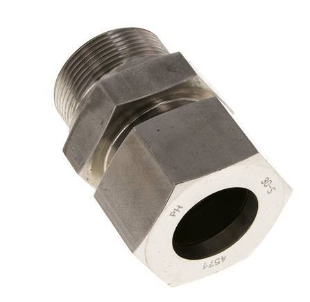 M42x2 Male x 30S Stainless steel Straight Cutting Ring 400 Bar DIN 2353