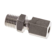 M8x1 Male x 4LL Stainless steel Straight Cutting Ring 100 Bar DIN 2353