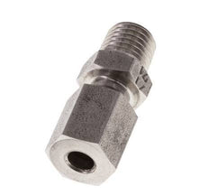 M8x1 Male x 4LL Stainless steel Straight Cutting Ring 100 Bar DIN 2353