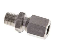 M8x1 Male x 6LL Stainless steel Straight Cutting Ring 100 Bar DIN 2353