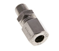M8x1 Male x 6LL Stainless steel Straight Cutting Ring 100 Bar DIN 2353