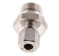 G 1/2'' Male x 8L Stainless steel Straight Cutting Ring with FKM Seal 315 Bar DIN 2353