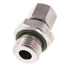 G 1/2'' Male x 8S Stainless steel Straight Cutting Ring with FKM Seal 630 Bar DIN 2353