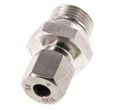 G 1/2'' Male x 8S Stainless steel Straight Cutting Ring with FKM Seal 630 Bar DIN 2353