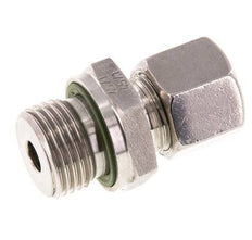 G 1/2'' Male x 10S Stainless steel Straight Cutting Ring with FKM Seal 630 Bar DIN 2353