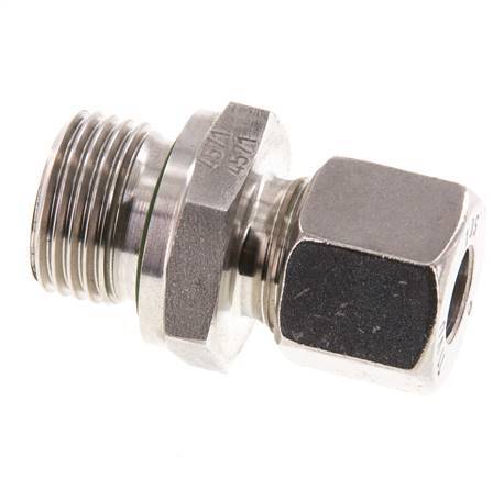 G 1/2'' Male x 10S Stainless steel Straight Cutting Ring with FKM Seal 630 Bar DIN 2353