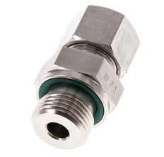 G 1/2'' Male x 12S Stainless steel Straight Cutting Ring with FKM Seal 630 Bar DIN 2353