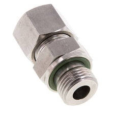 G 1/2'' Male x 14S Stainless steel Straight Cutting Ring with FKM Seal 630 Bar DIN 2353