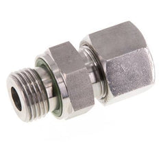 G 1/2'' Male x 14S Stainless steel Straight Cutting Ring with FKM Seal 630 Bar DIN 2353
