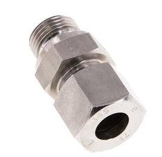 G 1/2'' Male x 14S Stainless steel Straight Cutting Ring with FKM Seal 630 Bar DIN 2353