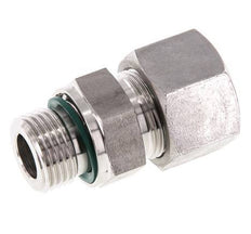 G 1/2'' Male x 16S Stainless steel Straight Cutting Ring with FKM Seal 400 Bar DIN 2353