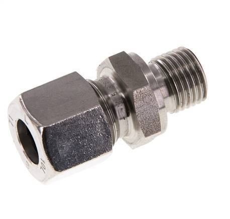 G 1/4'' Male x 10L Stainless steel Straight Cutting Ring with FKM Seal 315 Bar DIN 2353