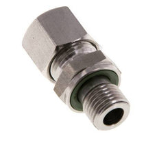 G 1/4'' Male x 10L Stainless steel Straight Cutting Ring with FKM Seal 315 Bar DIN 2353