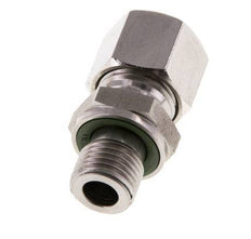 G 1/4'' Male x 10L Stainless steel Straight Cutting Ring with FKM Seal 315 Bar DIN 2353