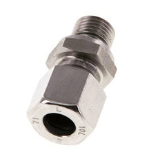 G 1/4'' Male x 10L Stainless steel Straight Cutting Ring with FKM Seal 315 Bar DIN 2353