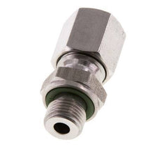 G 1/8'' Male x 6L Stainless steel Straight Cutting Ring with FKM Seal 315 Bar DIN 2353