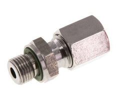 G 1/8'' Male x 6L Stainless steel Straight Cutting Ring with FKM Seal 315 Bar DIN 2353